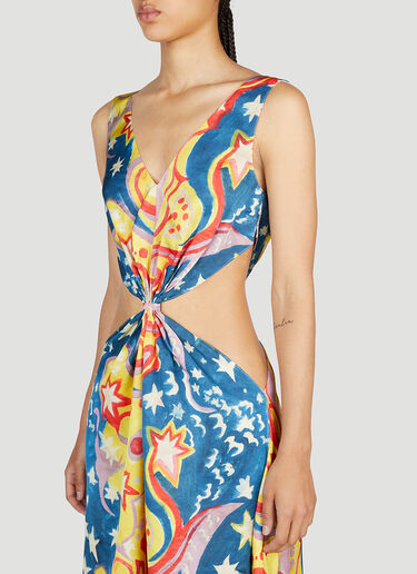 Marni x No Vacancy Galactic Paradise Midi Dress Multicolour mvy0253001