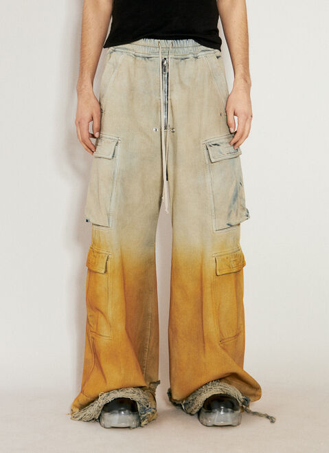 Acne Studios Double Cargo Jumbo Belas Jeans Brown acn0156009