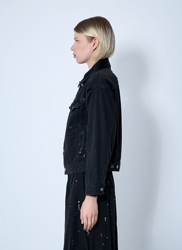 MM6 Maison Margiela Distressed Jacket Black mmm0260001