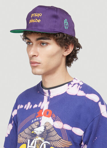 Stain Shade Embroidered Baseball Cap Purple stn0310017