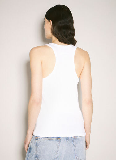 Jean Paul Gaultier Overall Buckles Tank Top White jpg0359002