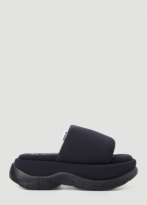 GANNI Platform Slides Black gan0256032