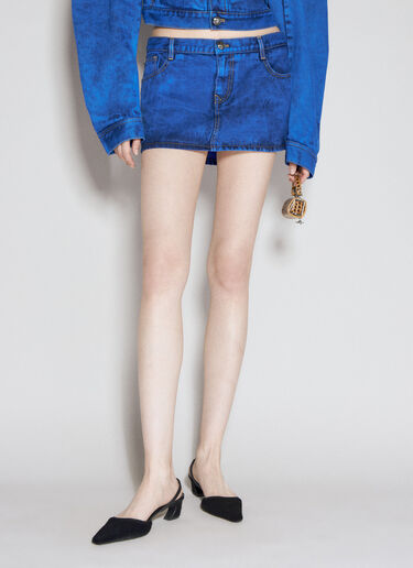 Vivienne Westwood Foam Mini Skirt Blue vvw0255041