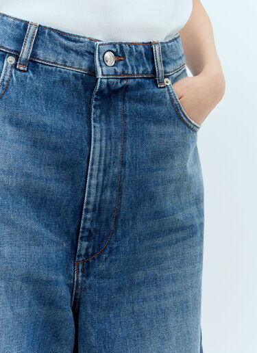 Sportmax Oversized Low-Rise Jeans Blue spx0257010