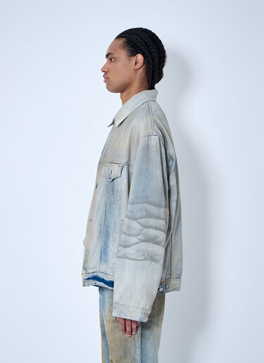 Acne Studios Distressed Denim Jacket Light Blue acn0159003