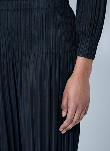 Pleats Please Issey Miyake フラッフィー プリーツパンツ  ブラック plp0260007