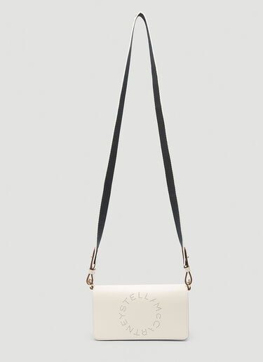 Stella McCartney Logo Wallet Shoulder Bag White stm0244015
