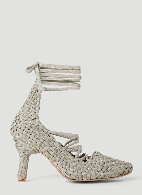 Isa Boulder Weavestrap Heels Green isa0253005