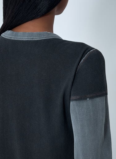 OUR LEGACY Layered Button-Down Cardigan Grey our0262021