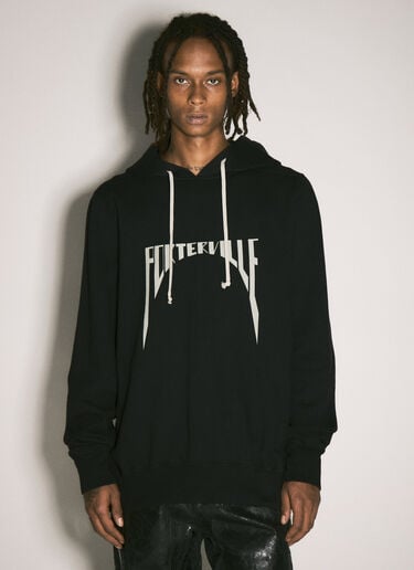 Rick Owens DRKSHDW Porterville 连帽运动衫  黑色 drk0158009