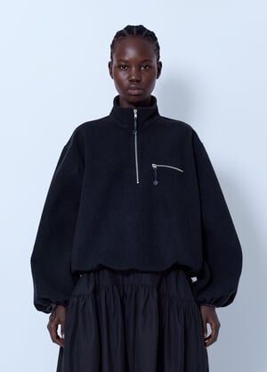 Cecilie Bahnsen Cbfrederik Half-Zip Jacket Black cec0266022