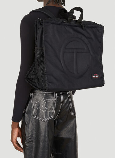 Eastpak x Telfar 쇼퍼 컨버터블 라지 토트백 블랙 est0347004