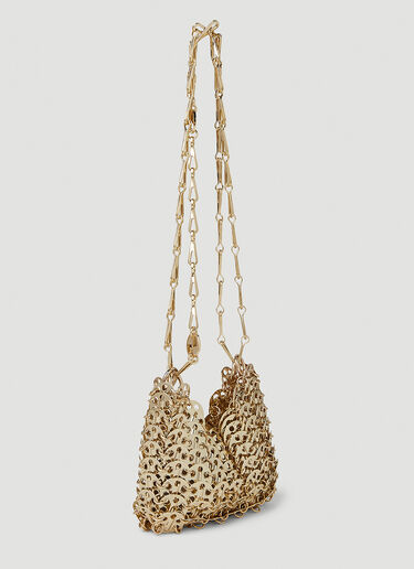 Rabanne 1969 Nano Shoulder Bag Gold pac0251014