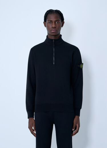 Logo Patch Sweater Stone Island Logo Patch Sweater Black sto0164085