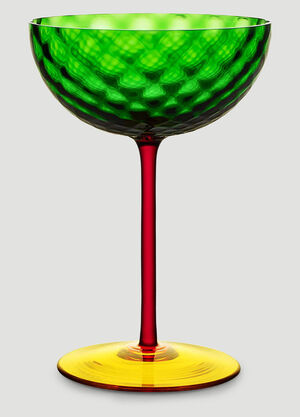 Dolce & Gabbana Casa Champagne Glass in Murano Glass Blue wps0691218