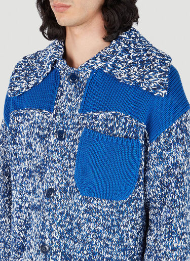 Kenzo 물리네 버튼 다운 카디건 블루 knz0152007
