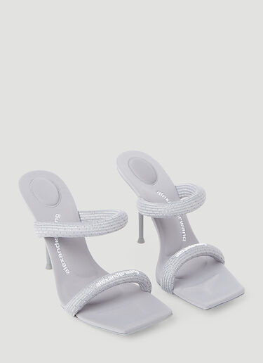 Alexander Wang Julie High Heel Sandals Grey awg0253039