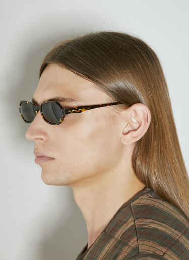 Our Legacy Drain Sunglasses Brown ous0354002
