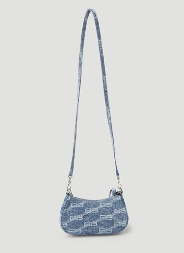 Balenciaga Le Cagole Mini Shoulder Bag Blue bal0249075