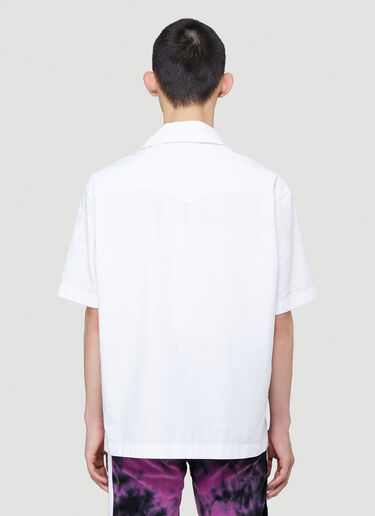 Skeleton Bowling Shirt Palm Angels Skeleton Bowling Shirt White pma0139011