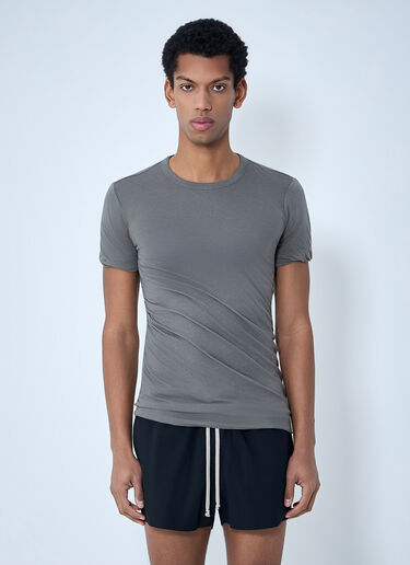 Rick Owens Crewneck T-Shirt Grey ric0163026