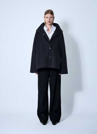 TOTEME Summer Parachute Jacket Black tot0261063