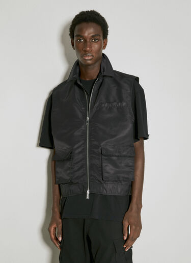 Han Kjøbenhavn Nylon Cargo Vest Black han0154004