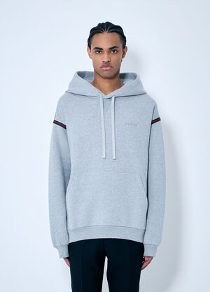 Moncler Cotton-Jersey Hooded Sweatshirt Black mon0160026