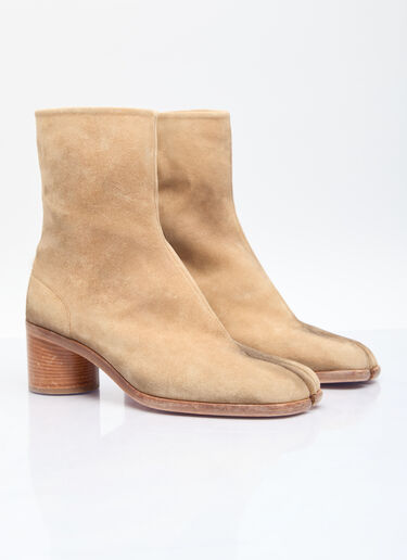 Maison Margiela Tabi Ankle Boots Beige mla0155021