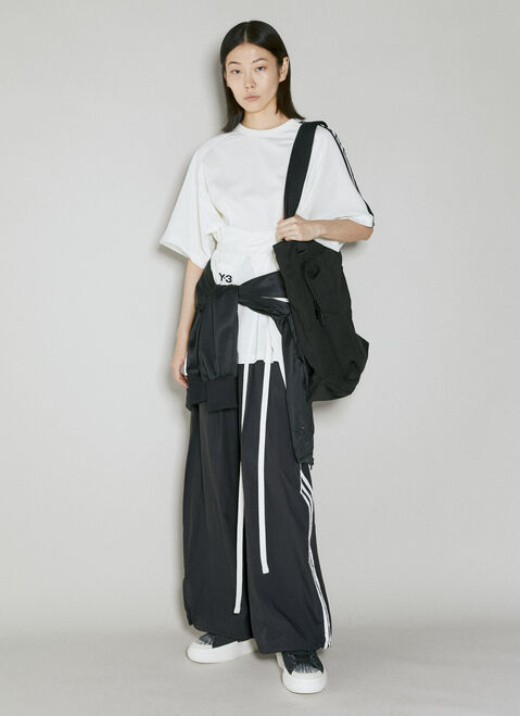 Y-3 Wide Leg Track Pants Black yyy0254005
