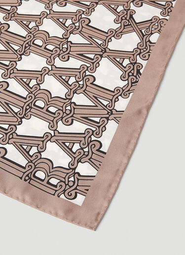 Logo Print Scarf Max Mara Logo Print Scarf Brown max0252081