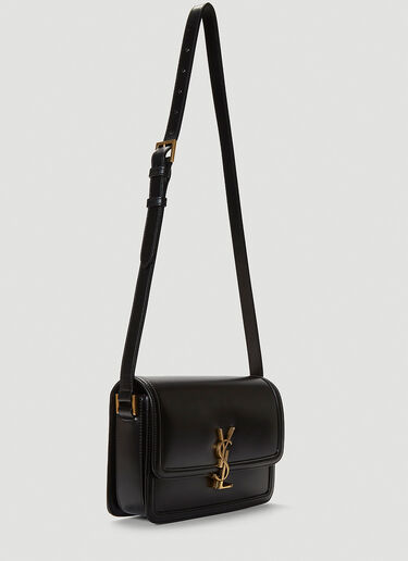 Saint Laurent Solferino Medium Satchel Shoulder Bag Black sla0242018