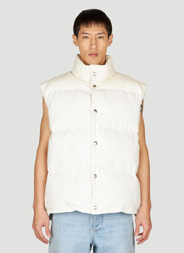 Bottega Veneta Padded Gilet Cream bov0153012