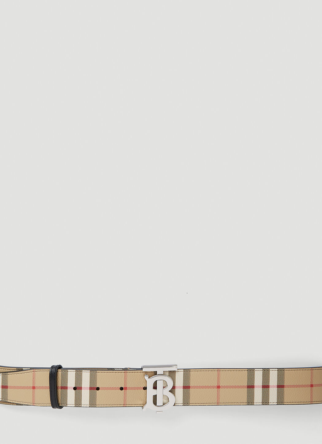 Burberry check belt discount