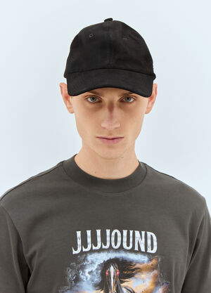 Burberry Suede Baseball Cap Black bur0155112