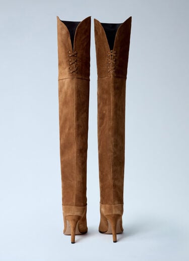 Chloé Eve Thigh-High Boots Brown chl0262000