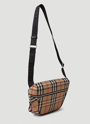 Burberry Check Shoulder Bag Beige bur0151077