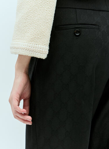 Gucci 울 인터로킹 G 테일러드 팬츠  블랙 guc0255182