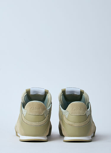 Chloé Kick Sneakers Khaki chl0260019