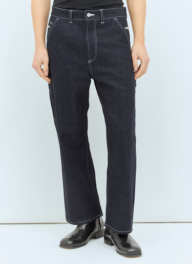 Junya Watanabe 明线木匠牛仔裤 蓝色 jwn0158006