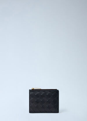 Bottega Veneta Intrecciato Small Bi-Fold Wallet Dark Brown bov0265002
