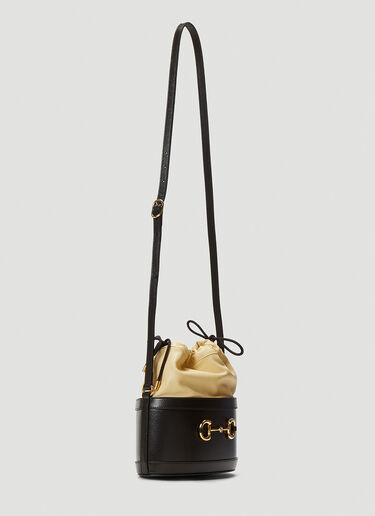 Gucci 1955 Horsebit Bucket Bag Black guc0239077