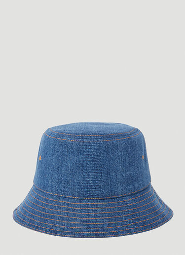 Burberry Denim Bucket Hat Blue bur0253078