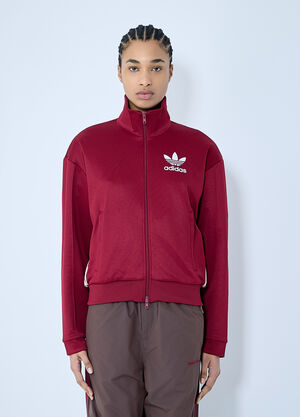 adidas by Wales Bonner Track Zip-Up Sweatshirt Burgundy awb0359026