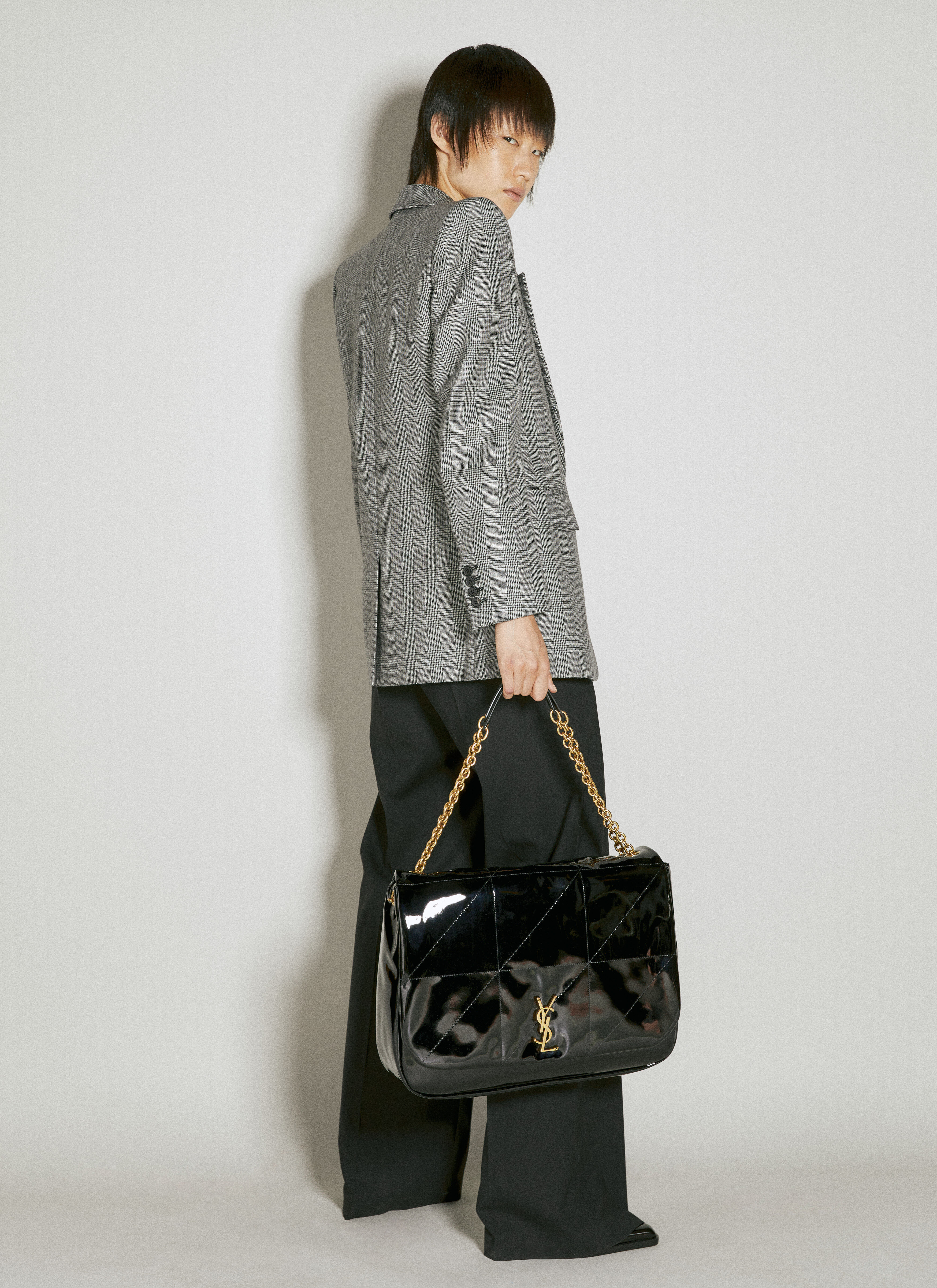 Saint Laurent Women s Jamie 4.3 Shoulder Bag in Black LN CC