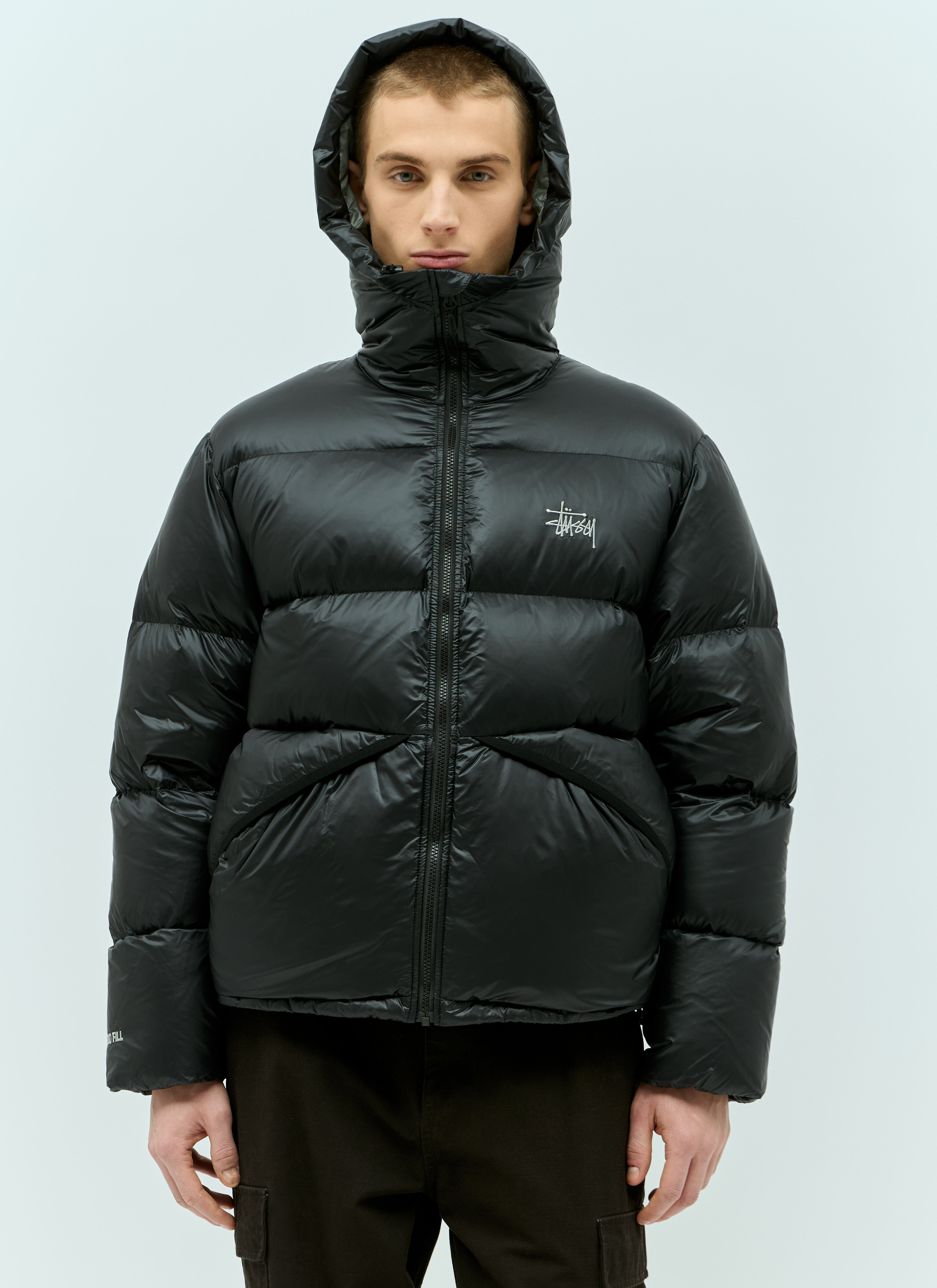 Stussy Men s Micro Ripstop Down Parka in Black LN CC