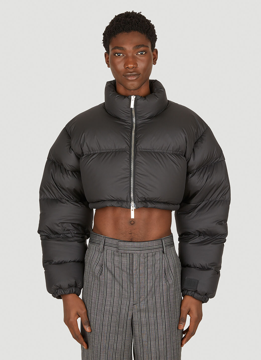 All black puffer jacket mens on sale