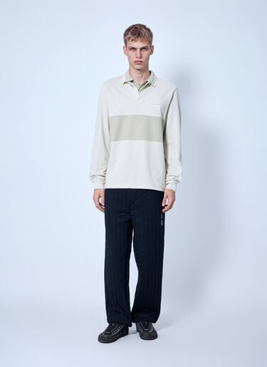Fred Perry x Craig Green Reversible Long Sleeve Polo Shirt Beige fry0166006