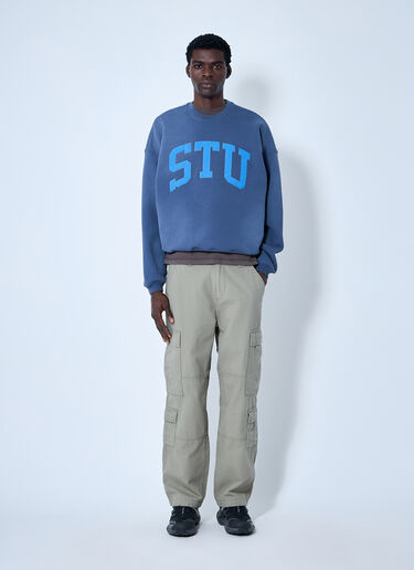 Stüssy 徽标图案运动衫  蓝色 sts0160009