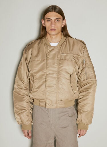 Entire Studios A-2 Bomber Jacket Beige ent0153001